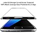 Galaxy S7 Edge Screen Protector, Capshi S7 Edge Tempered Glass Full Coverage 3D Curved High Definition Ultra Clear Film Anti-Bubble Screen Protector for Samsung Galaxy S7 Edge (Black)
