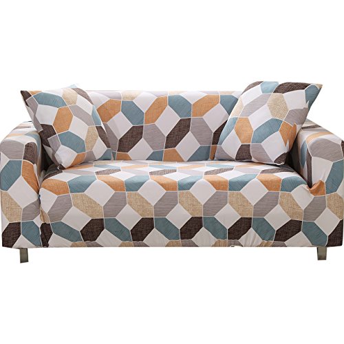 FORCHEER Couch Cover Stretch Arm Chair Large Sofa Slipcover Leather Furniture Protector from Pet for Living Room