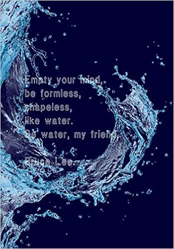 Famous Actor Bruce Lee Quote Empty Your Mind Be Like Water 5x7 Photo Collectibles Art Celebrity