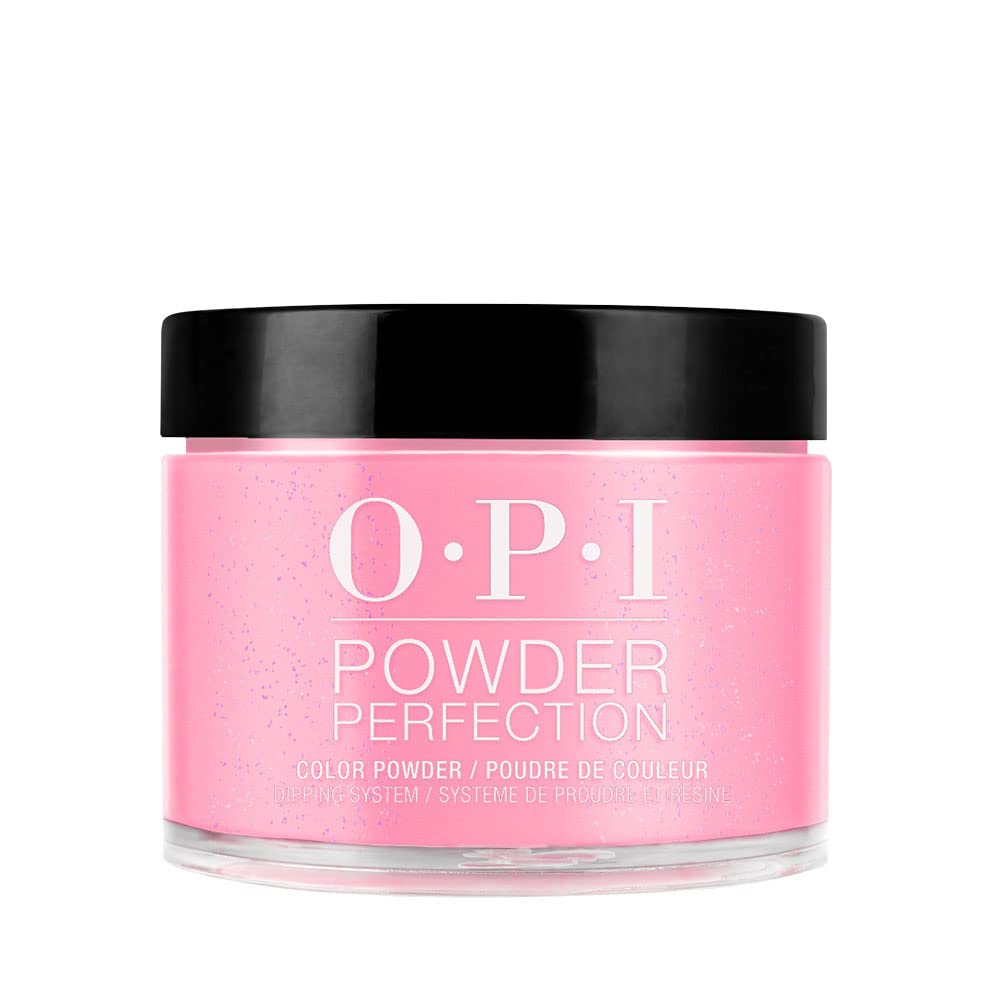 Photo 1 of OPI Powder Perfection Spring Break the Internet | Sheer Bright Pink Shimmer Nail Dipping Powder | Me, Myself Collection