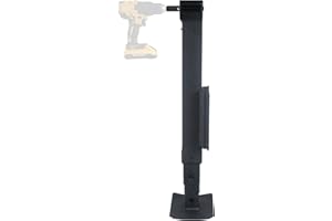 Trailer Valet TVJX7-S Side-Mounted Drill-Powered Trailer Jack with 7,000 lb Static Capacity and 1,800 lb Manual Lift, Heavy D