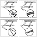 Upgraded Stainless Steel Multi-Angle Measuring Ruler Angle-izer Template Tool Construction Precision Steel Foldable For Carpenters Builders DIY 7Projects Measure Make Bulls Eyes Arches By ALLANGLES