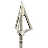 G5 Montec Pink Archery Hunting Durable Sharp Fixed Blades Steel 1-Piece Construction Screw-In Broadheads for Bow Arrows - Pack of 3