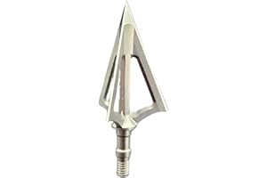 G5 OUTDOORS G5 Montec Fixed 3-Blade Broadheads | 3-Pack | 85/100/125 Grains | Razor Sharp 1-Piece Construction | Screw in | Compound & Recurve Compatible