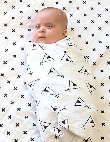 Mimosa Muslin Wrap / Swaddle Blanket 100% Cotton (Teepee)