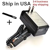 Sony HandyCam DCR-SX44, DCR-SX44/E, DCR-SX44/R Digital Camcorder Compatible Battery Charger with Car Adapter - Bargains Depot®