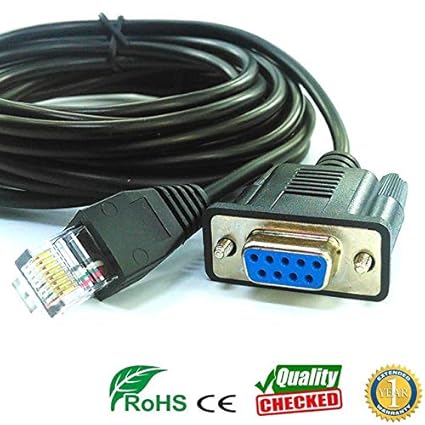 Cables Electronics Connectors Db9 Rs232 To Rj11 Serial To Rj12