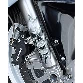 i5 Fork Skull Decals Compatible with Honda Kawasaki Suzuki Yamaha Harley