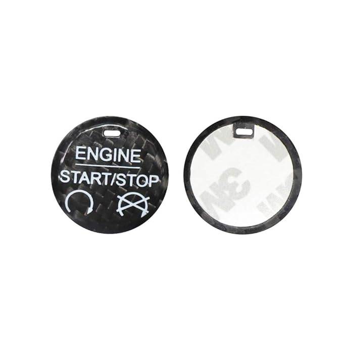 Download Fidgetgear Decoration Sticker Carbon Fiber Interior Ignition Switch One Click Start Button Sticker For 18 19 Ford Mustang Mustang Black Auto Accessories Amazon In Car Motorbike