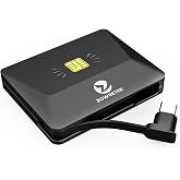 ZOWEETEK USB C CAC Reader, CAC Reader Military for Common Access Card Compatible with Windows, Mac OS and Linux
