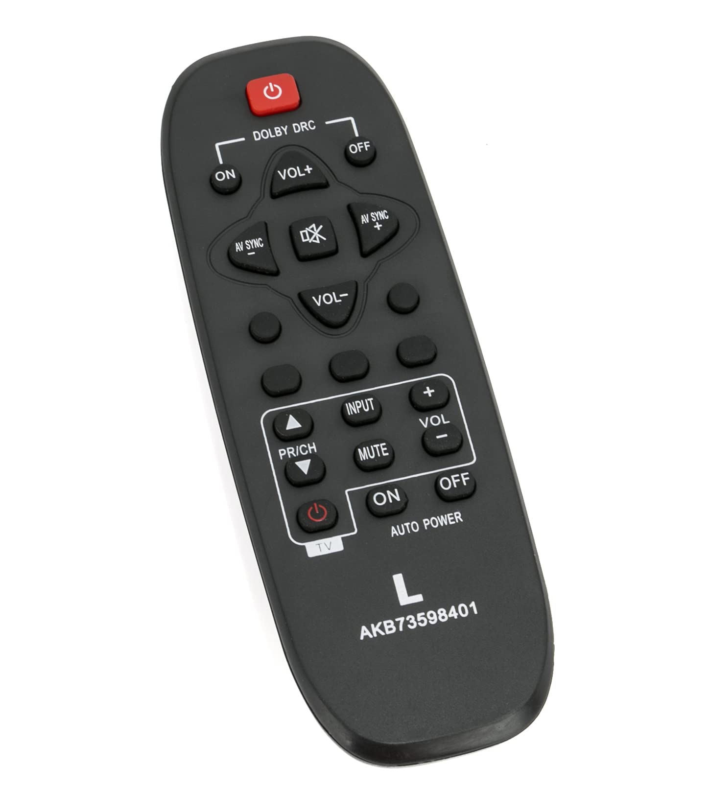 AULCMEET AKB73598401 Replacement Remote Control Compatible with LG Sound Bar Home Audio System NB2030A NB-2020A NB-2022A NB-2030A NB2022A NB2020A
