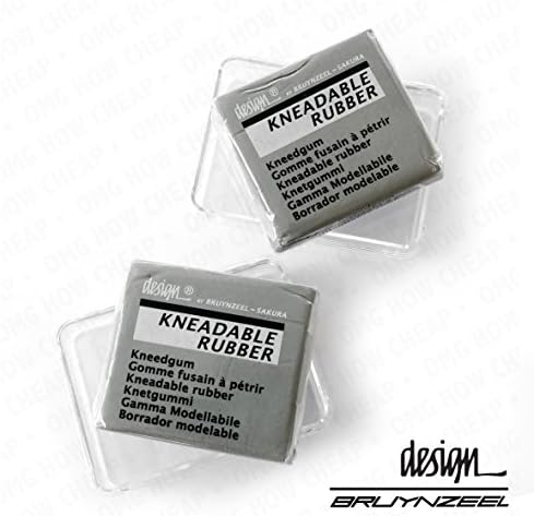 Bruynzeel Design - Professional Quality Kneadable Putty Eraser - Twin Pack