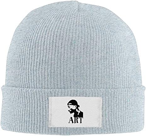 Amone 2pacs Winter Knitting Wool Warm Hat Black