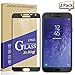 Zeking [2-Pack] Samsung Galaxy J4 2018 Full CoverageTempered Glass Screen Protector 9H Hardness [Anti Scratch][Anti-Fingerprint] Bubble Free (Black)