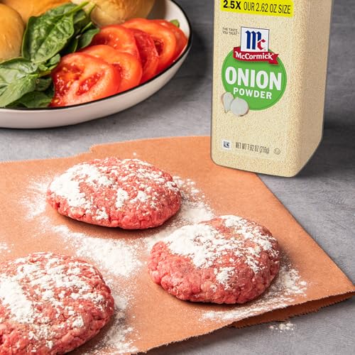MCCORMICK ONION POWDER, NON GMO, MADE WITH FRESH, WHOLE, ONIONS, FOR BRINGING CONSISTENT ONION FLAVOR TO MEALS & RECIPES, 7.62 OZ
