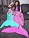 Pink Soft Mermaid Tail Blanket – Mermaid Birthday Gift – Warm Couch Blankets for Adults – All Season Blanket for Home - Air Conditioning Blanket