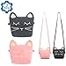 SOTOGO 2 Pieces Little Girls Purses Toddler Crossbody Purse Princess Purses Handbags Cute Girl Wallets Mini Shoulder Crossbody Bags for Kids