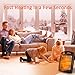 Portable Radiant Heater - Infrared Radiant Heater Quartz Infrared Heater with 2 Heat Settings, Quiet and Light Radiant Space Heater without Fan, Warm up Immediately, Overheat & Tip-Over Protection