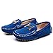 Shenn Boys' School Casual Faux Suede Moccasin/Boating Shoes