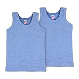 Kids By Brix Toddler and Boys Comfort Turkish Cotton Chambray Tank Tops. 9/10