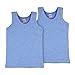 Brix Boys' Tank Top Undershirt - Soft Turkish Cotton Tees Chambray 2 pk