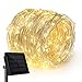 Rophie 200 LEDs Solar String Lights 72 foot Warm White String Lights