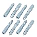 M8x50mm Carbon Steel Zinc Plated Torx Head Self-Tapping Hanger Bolt 8pcs