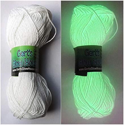 2 Rolls Glow in The Dark Yarn 