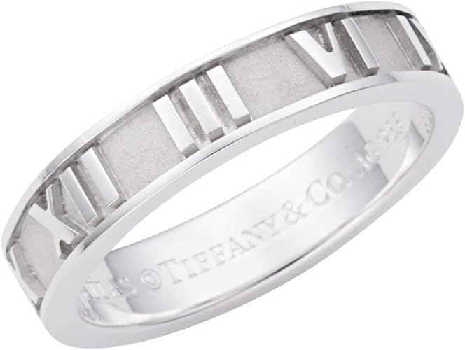 Amazon ティファニー Tiffany スターリングシルバー アトラス ナロー バンド リング 指輪 日本サイズ22号 Usサイズ10 5号 並行輸入品 リング 通販