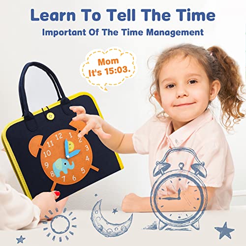 Busy Board Montessori Toys for 3 Years Old, Sensory Toys for Toddlers