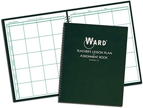 Lesson Plan Book, Wirebound, 8 Class Periods/Day, 11 x 8-1/2, 100 Pages, Green