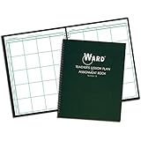 Lesson Plan Book, Wirebound, 8 Class Periods/Day, 11 x 8-1/2, 100 Pages, Green