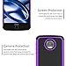 MOTO Z Droid Case,ANLI(TM)[Shock Absorption] Drop Protection Hybrid Dual Layer Armor Defender Protective Case Cover for Motorola Moto Z Droid Edition[Not fit for Moto Z Force Droid] Purple