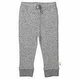 Burt's Bees Baby - Toddler Loose Pique Pant, 100% Organic Cotton (Heather Grey, 4T)