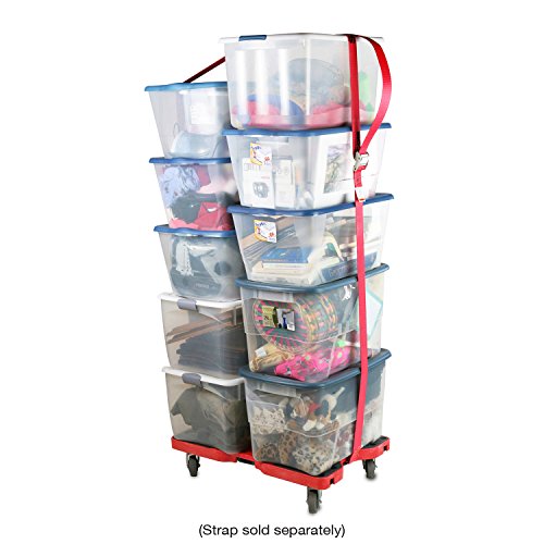 SNAP-LOC Dolly RED (USA!) with 1,500 lb. Capacity, Steel Frame, Strap Option, 4 inch casters - Thumbnail 5
