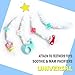 Baby Silicone Pacifier Clip and Teether Holder - Girl's Binky Holder - Best for Teether Toys, Stuffed Animals, Soothie/MAM, Infant Blankets & Drool Bibs, Set of 2 Chewable Pacifier Straps with Roses C