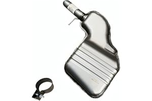 Northeastern Exhaust | Stainless Steel Direct Fit Exhaust Muffler Compatible with Volvo V70 S60 2003-2007 2.5L - Include Clamp