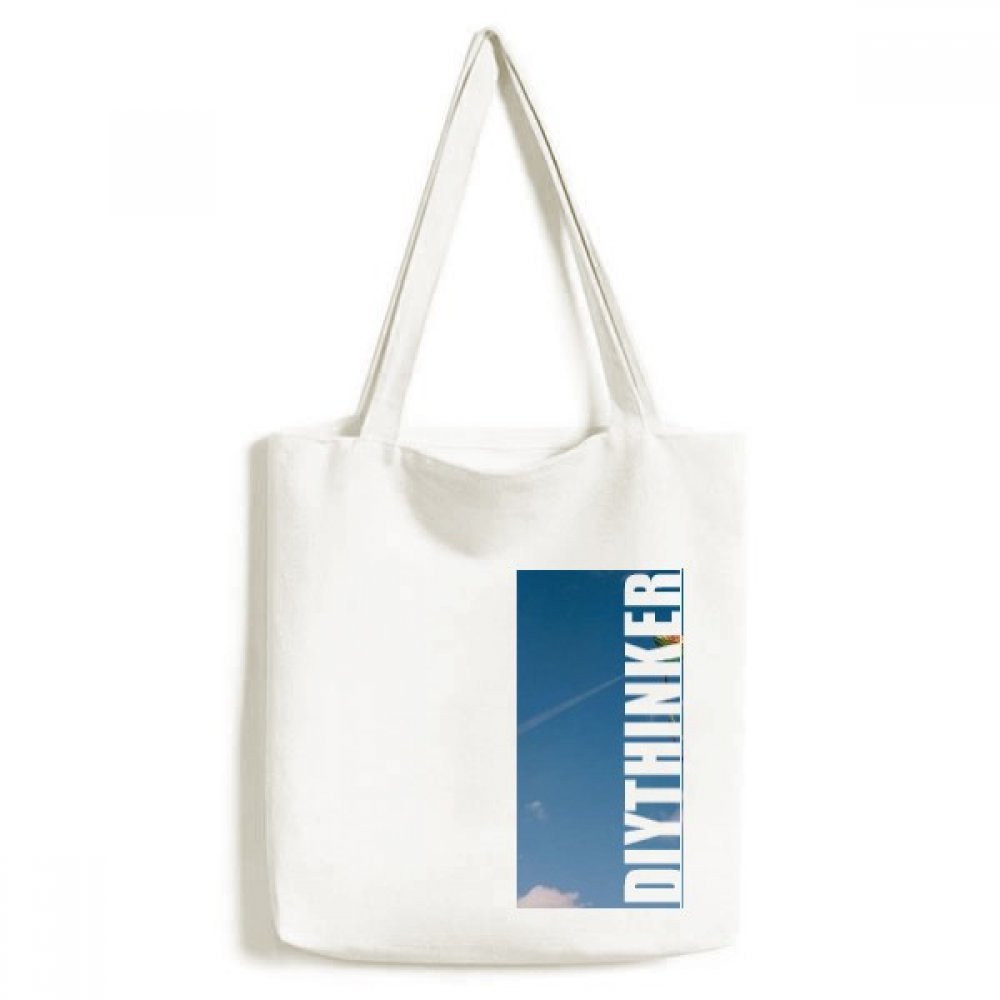 Multicolore Diythinker Nuages Blanc Bleu Ciel Cerf Volant Fourre