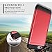 iPhone 6S Case, iPhone 6 Case, SAMONPOW Hybrid iPhone 6 Wallet Case Card Holder Shell Heavy Duty Protection Defender Shockproof Anti-Scratch Soft Rubber Bumper Cover Case for iPhone 6 iPhone 6S - Red