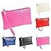 Women Purse, Gillberry Women Crocodile Leather Clutch Handbag Bag Coin Purse (Black)