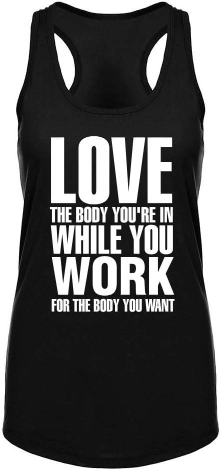 FANNOOWorkout Tank Tops for Women-Womens Inspirational Funny Saying Fitness Gym Racerback Sleeveless Shirts