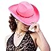 Fun Central - Pink Felt Studded Cowboy Hat | Cowboy Costume, Halloween Supplies, Western Decor, Birthdays, Bachelorette Party Supplies, Cancer Awareness Month