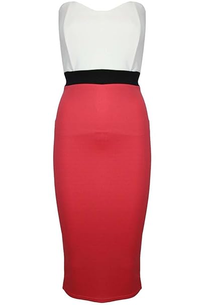 boob tube midi dress