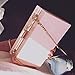 Women Cute Transparent Clear See Through Box Clutch Acrylic Evening Handbag Cross-Body Purse Bag (Pink)
