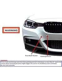 JGR coche de carreras no Drill Parachoques Delantero de remolque Ojo Agujero gancho Adapter Reubicación Kit Soporte de Placa de Licencia de remolque para 2015 up Volkswagen VW MK7 Golf GTI