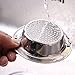 2PC Stainless Steel Kitchen Sink Strainer - Large Wide Rim 4.33
