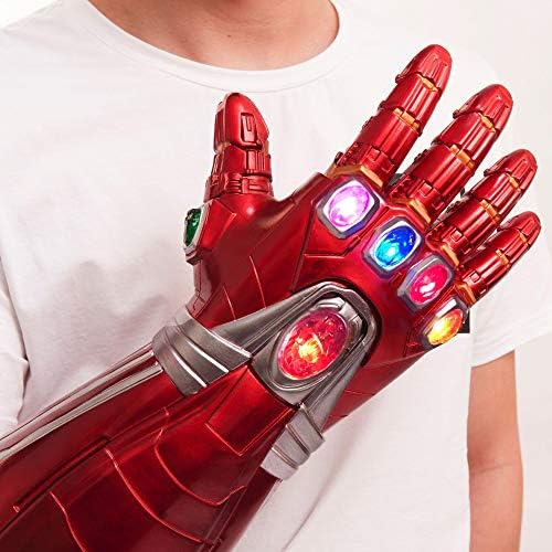 Iron Endgame Quantum Series Power Gauntlet Infinity Stone Light Up PVC Glove (Adult)