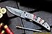 (14 5/18) DKC-160 RED Herring Damascus Folding Pocket Knife 4.5