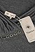 Timeson Womens Cowl Neck Casual Comfy Loose Fit Tunic Top with Pockets Large Grey