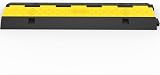 VEVOR 3 Pack 2 Channel Rubber Speed Bump Cable Protector Ramp 11000lbs per Axle view 9